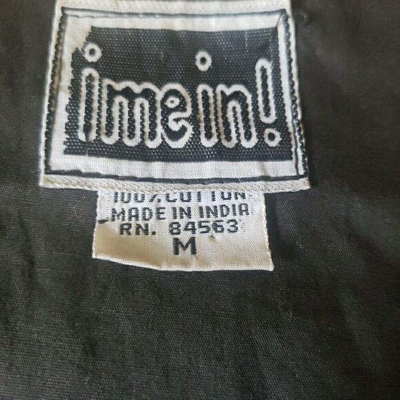 Vintage ime in Vest Black Embroidered Whimsigoth Dark Academia Emo Punk Size M - Picture 8 of 9